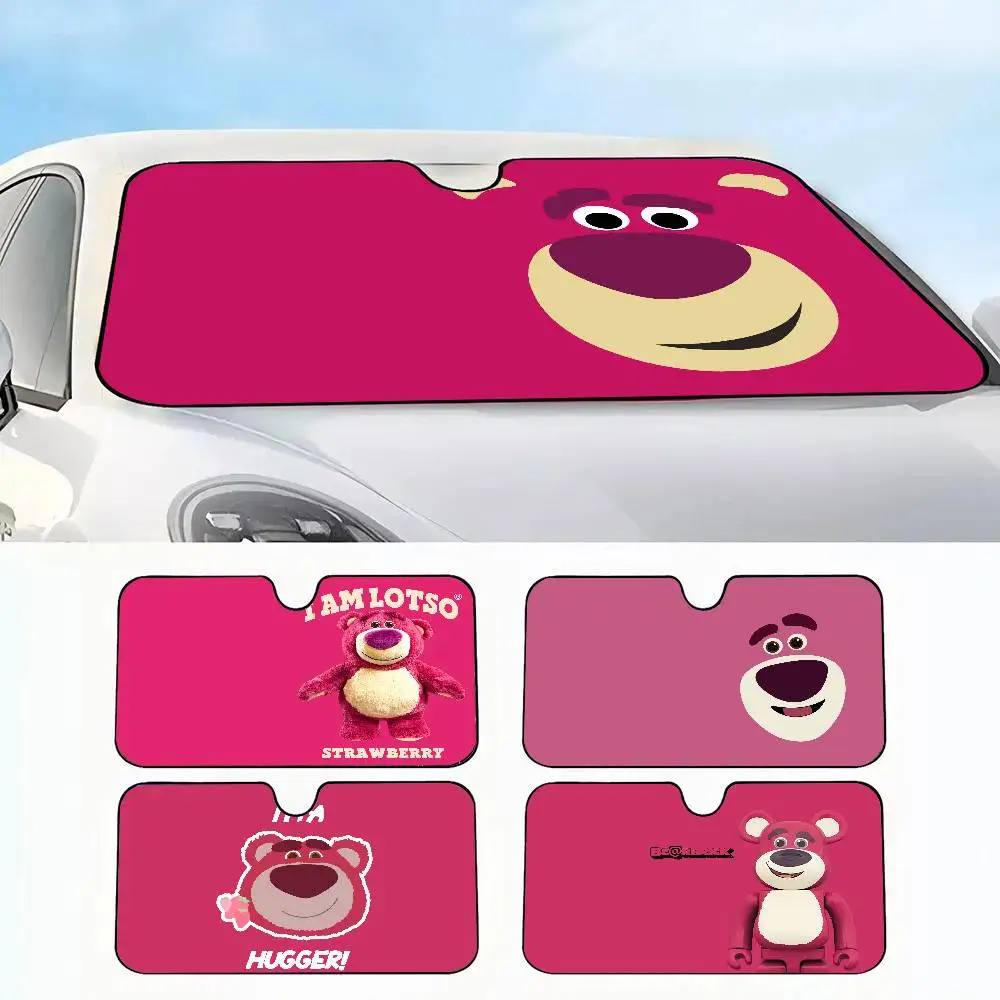

MINISO Disney Lotso Toy Story3 Car SunShade Windshield Sun Shade Personalized Picture Block UV Rays Visor Protector