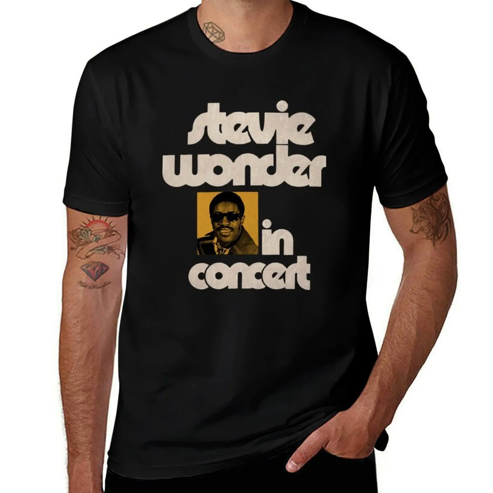 Stevie Wonder Superstition T-Shirt Long Lasting Casual T-Shirt