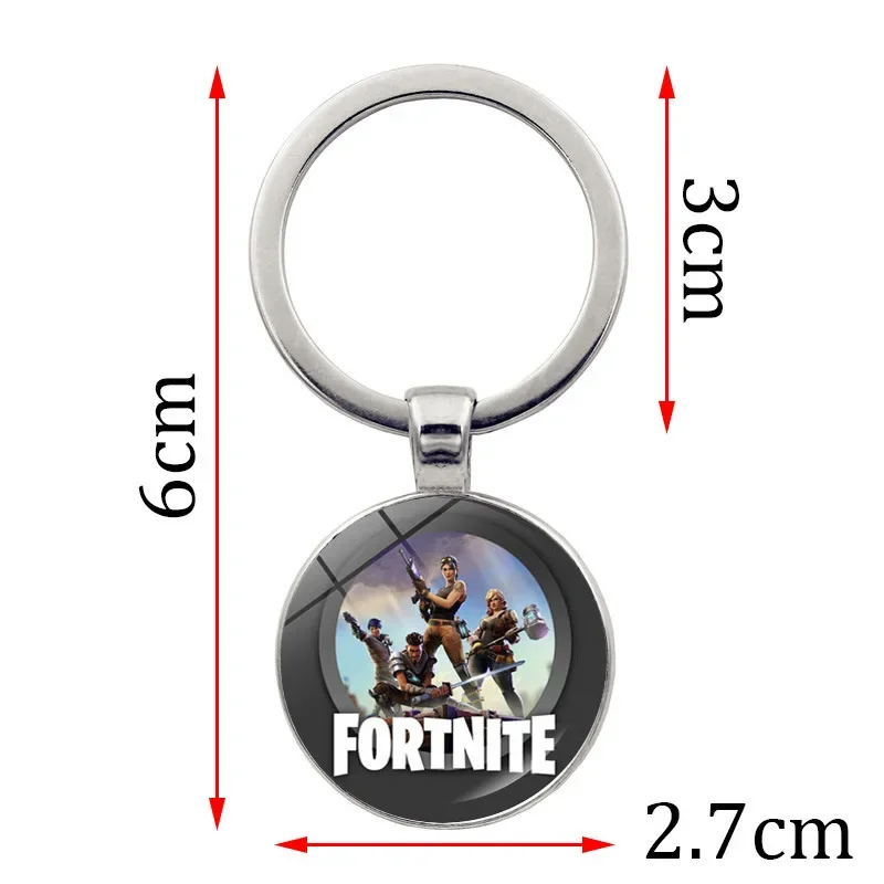 Fortnite Game Peripheral Keychain Accessories Bag Jewelry Anime Decorative Children Fans Collect Toys Gifts