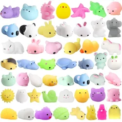 50-5PCS Kawaii Squishies Mochi Anima Squishy Toys For Kids Antistress Ball Squeeze Party Favors Stress Relief Toys For Birthday