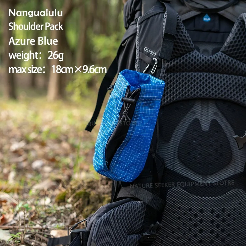 NONE UHMWPE Elastischer Schulterrucksack, Wasserflasche, Handy-Aufbewahrungstasche, Rucksack-Ausrüstung, leichte Outdoor-Armtasche zum Wandern, Klettern 9