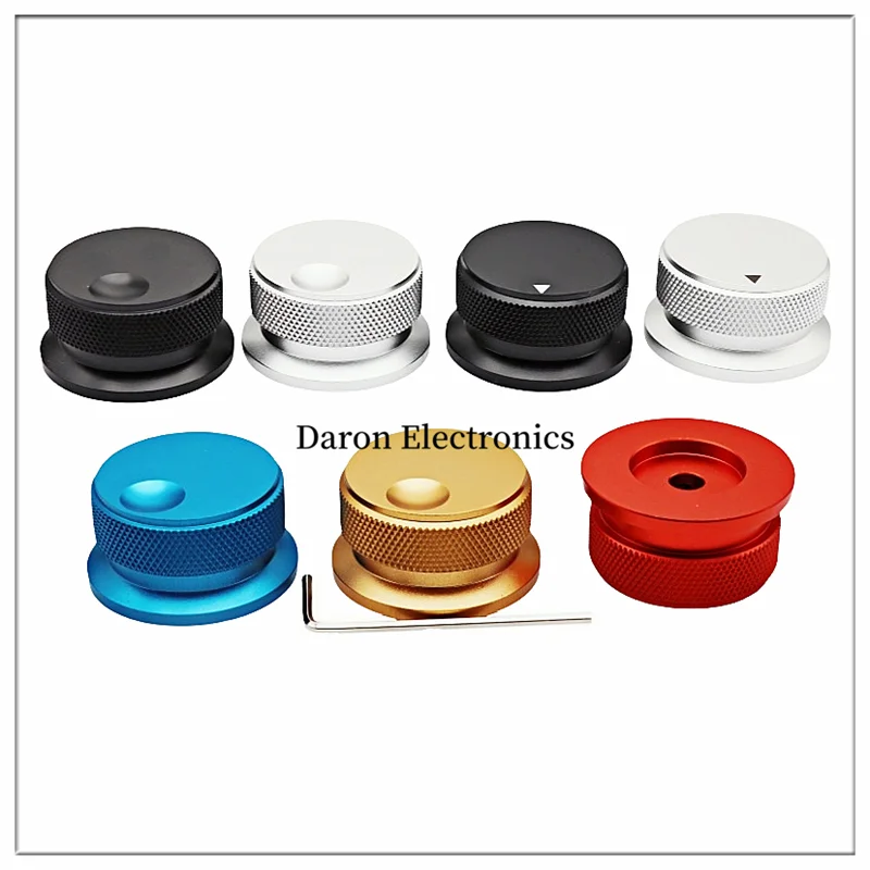 Aluminum alloy solid knob 38*20 color sandblasting process medical device instrument switch adjustment cap Potentiometer knob