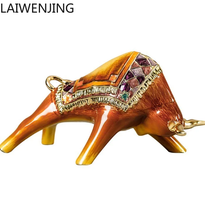 HLZ الإبداعية فورتشن الثور سطح المكتب زخرفة مكتب هووسورمينغ جديد غرفة المعيشة المنزلي مدخل الديكور