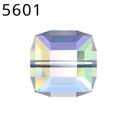 (1 piece) Original Crystals from Austria 5601 Cube Beads Loose Rhinestone for Jewelry DIY Making Cloth Home Decoration