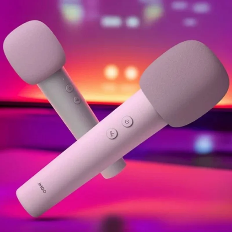 JMGO Smart Microphone Q2,DSP Intelligent Noise Reduction KTV Mode, 1200 Mah Battery Type-C Wireless Connection Microphone
