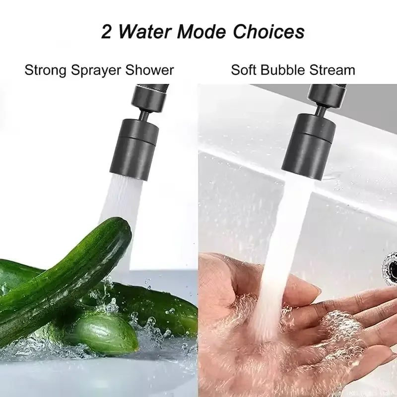 Kitchen Sink Faucet Universal Splash-Proof Washing Artifact Universal Joint Adjustable Kitchen Spillproof Faucet Nozzle