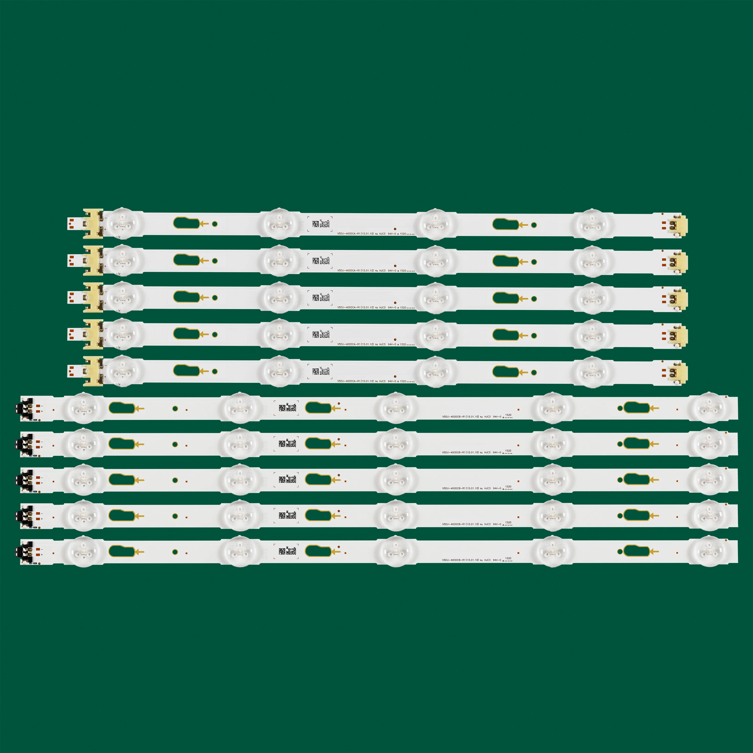 LED Strip for UE40JU6000K UE40JU6400K UE40JU6430U UE40JU6450U UE40MU6195U UE40MU6199U CY-WJ040HGLV3H MU6100-40INCH-R-4EA