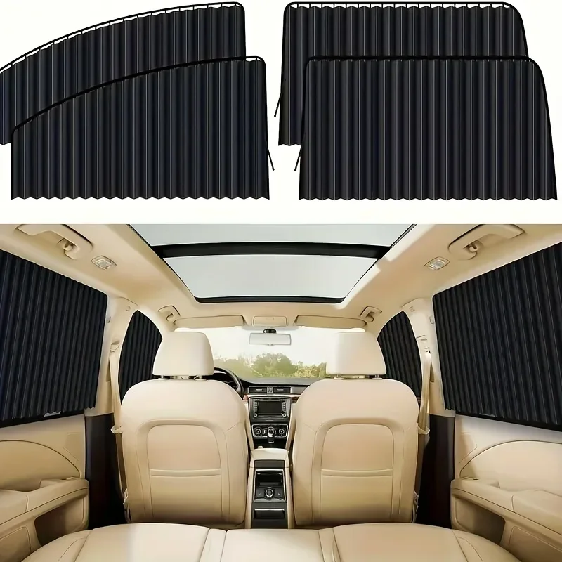 

Car Window Covers Portable Car Side Window Shades Adjustable Car Blinds Car Window Shades Camping Window Covers 4Pcs