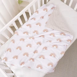 Elinfant 3 Layers Soft Winter Baby Swaddle Blanket Photography Accessories For Newborn Baby Items Bedding Quilt