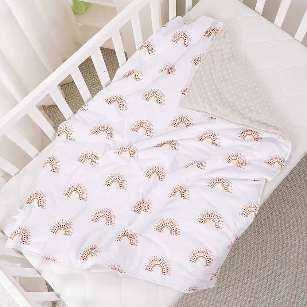 Elinfant 3 Layers Soft Winter Baby Swaddle Blanket Photography Accessories For Newborn Baby Items Bedding Quilt