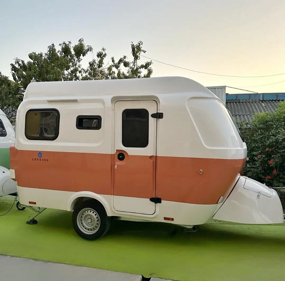 Customized Lightweight Small Tear Drop Camper Trailer Mini Off Road Teardrop Compact Durable Outdoor Camping Adventure Trailers
