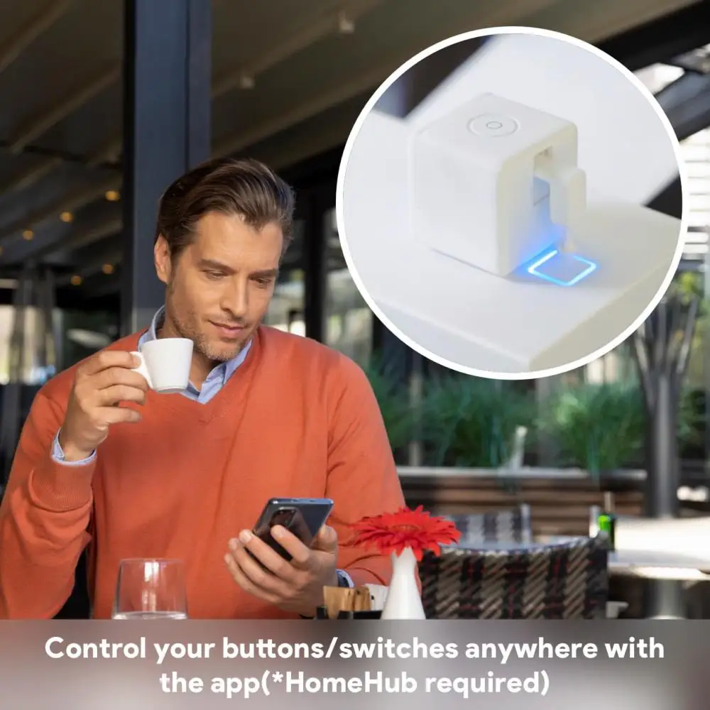 Tuya Bluetooth Smart Fingerbot Plus Switch Button Pusher Smart Home Via Smart Life APP Voice Control Support Alexa Google Home