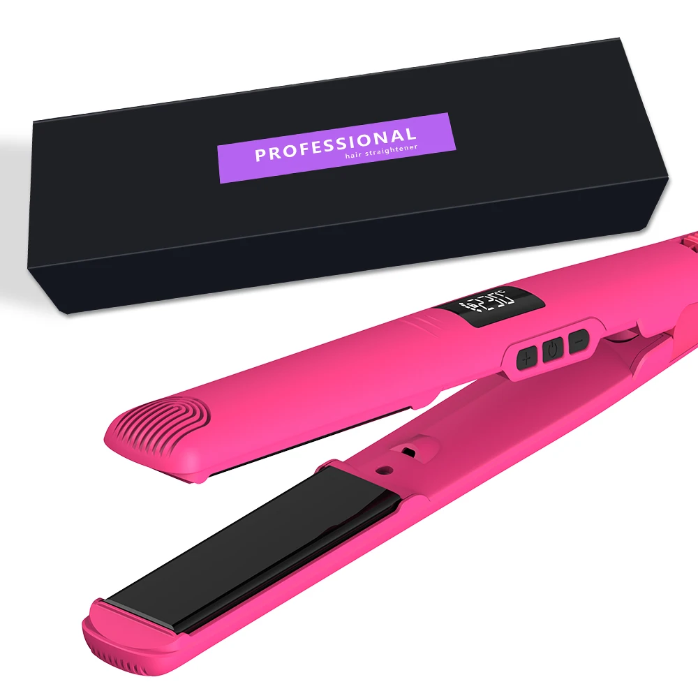 

SMET Салонный выпрямитель Турмалиновые керамические нагревательные пластины ЖК-дисплей Двойное напряжение Электрическое бытовое использование с отрицательными ионами