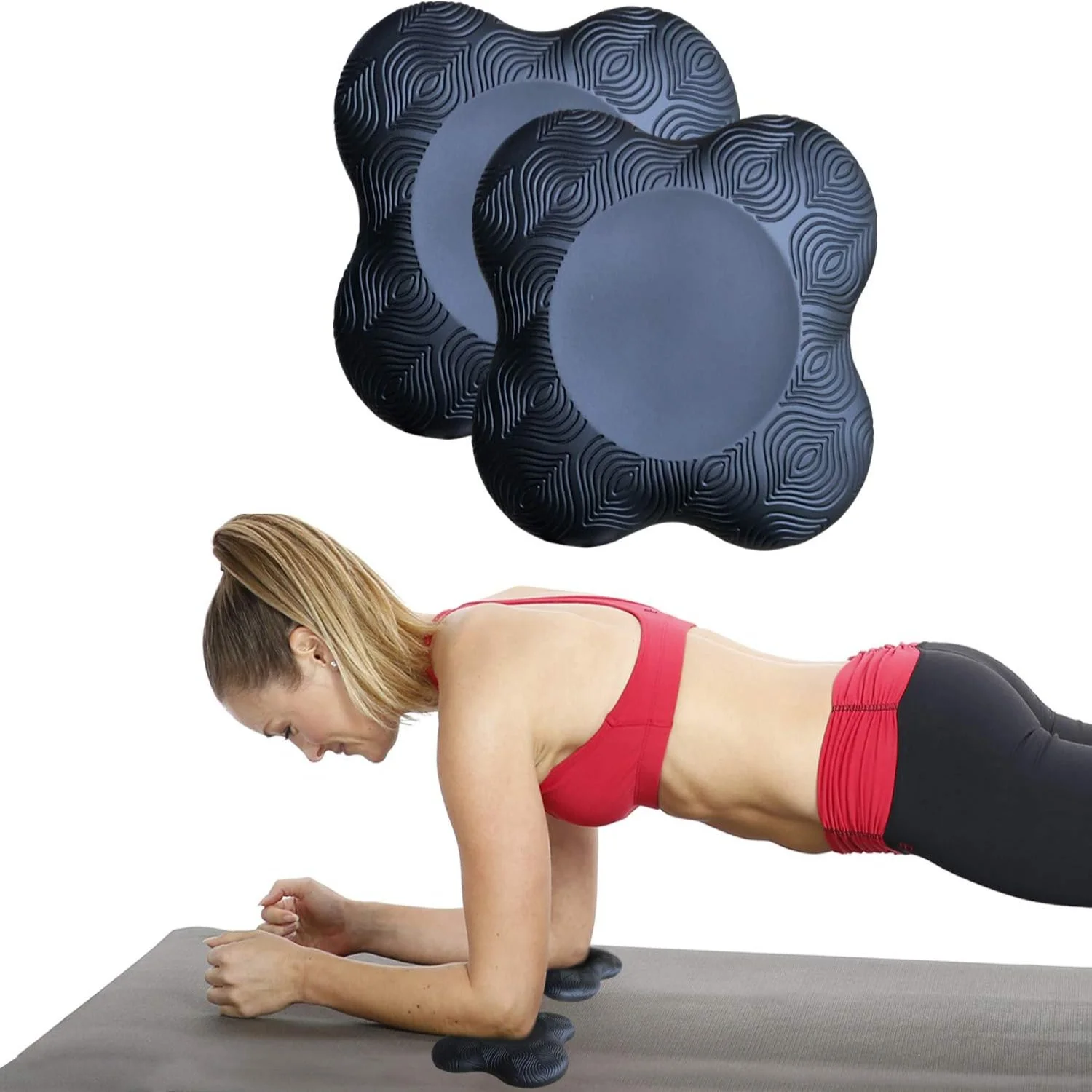 احصل على تجربة التمرين المثالية باستخدام اليوغا وسميكة للغاية ومريحة للغاية لليوجا والبيلاتس وإسفنج التمرين K