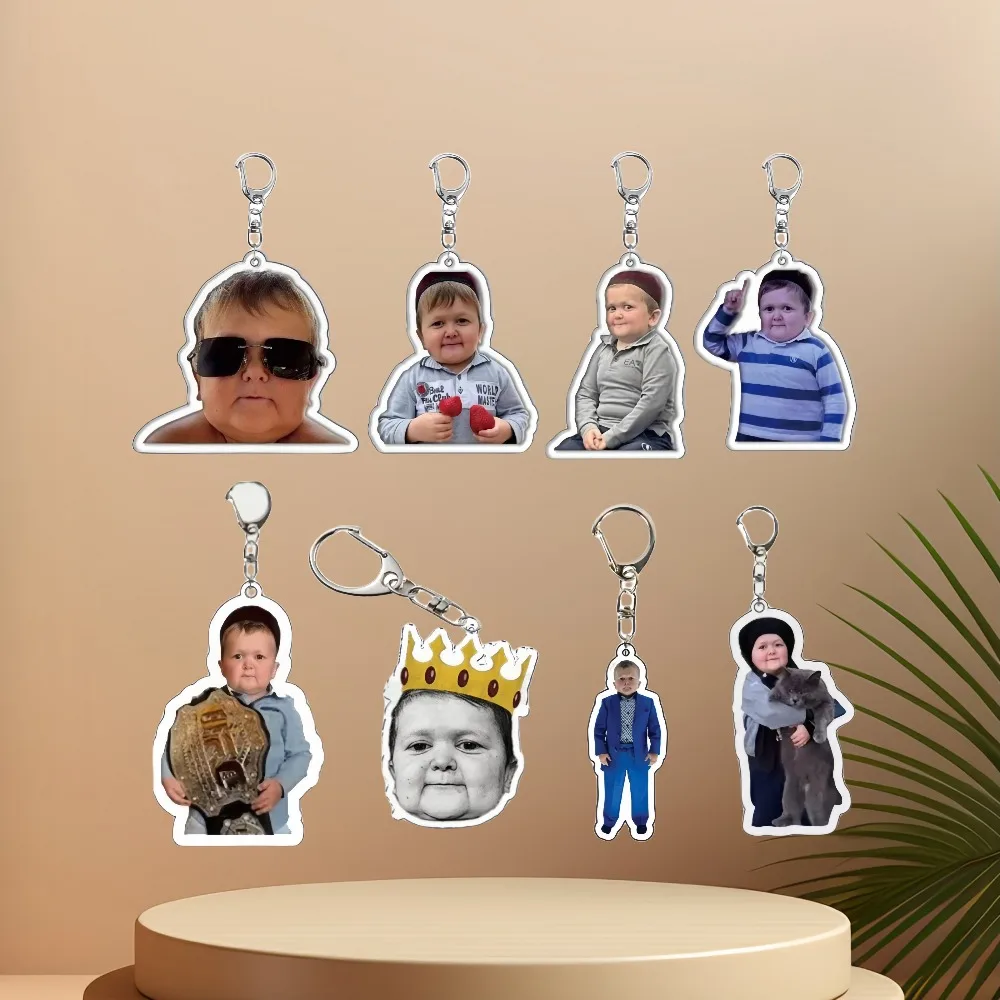 

Diy Creative Acrylic Keychain Personality It's Funny Abstract Emoticon Character Campus Backpack Pendant Friend's Holiday Gifts