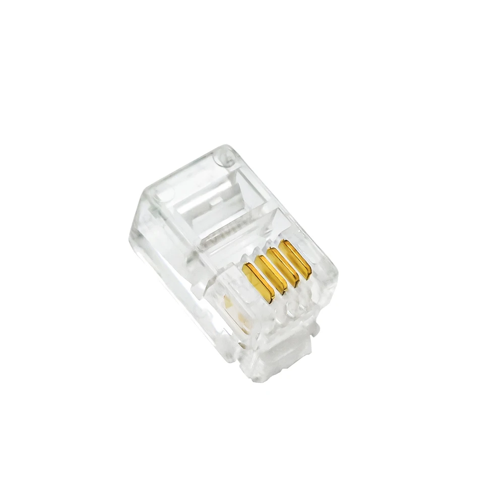 4P/6P/8P 4P4C 6P4C RJ9 RJ11 Cable End Connectors Plugs 4P/6P/8P telephone connector internet connector RJ45 8P8C Crystal 6P6C
