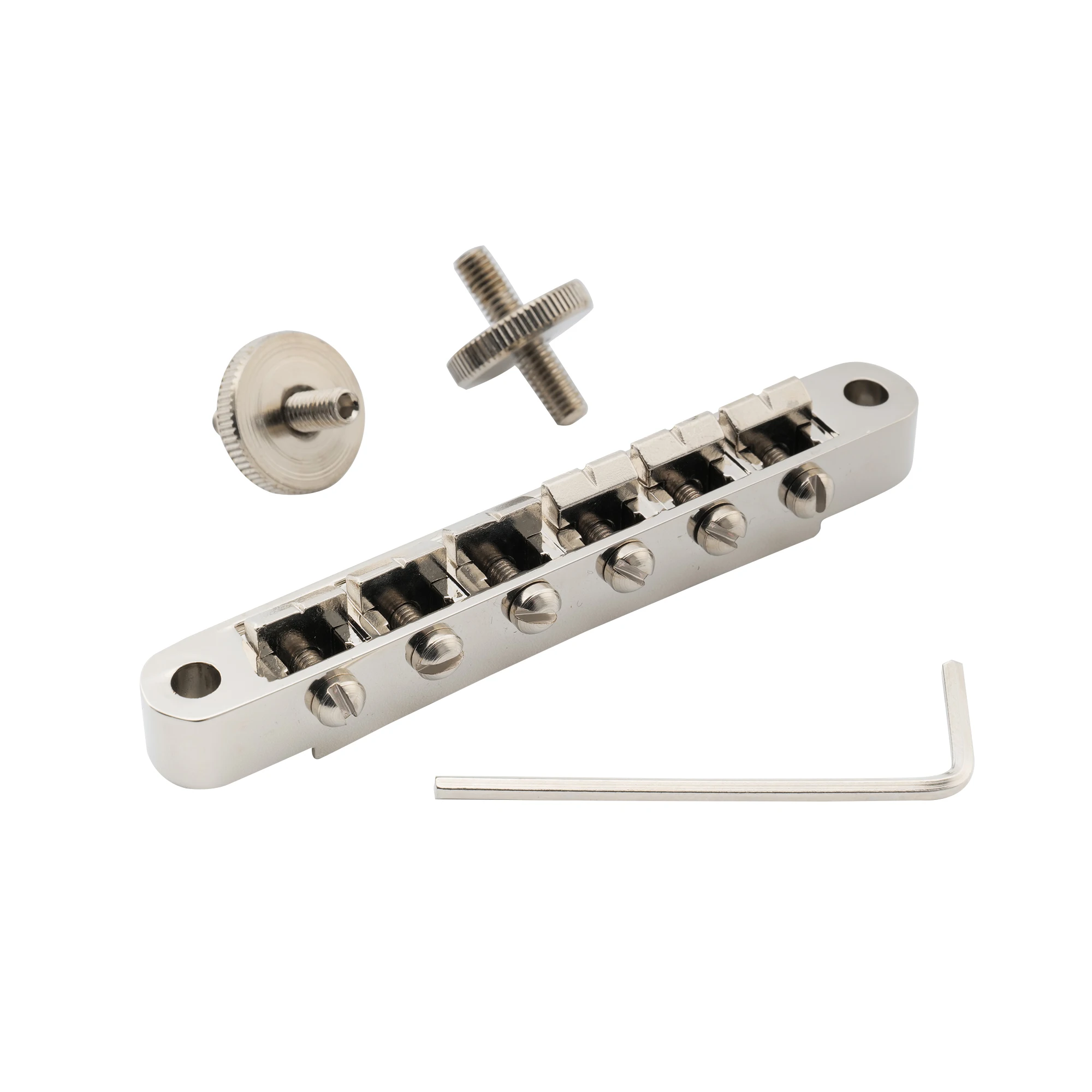 Musiclily Pro 52mm ABR-1 Tune-o-matic Bridge for Epiphone Les Paul SG Style Electric Guitar, Nickel