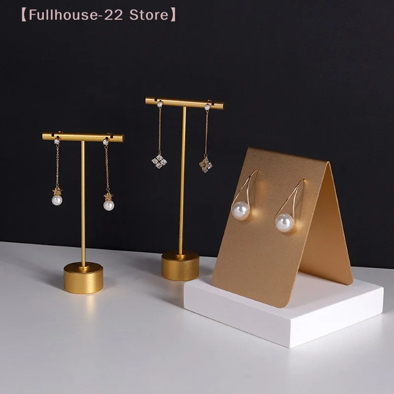 

【MAX-22】Металлическая подставка-держатель для серег-гвоздиков, Т-образная вешалка для украшений, органайзер, отдельно стоящая полка для серег