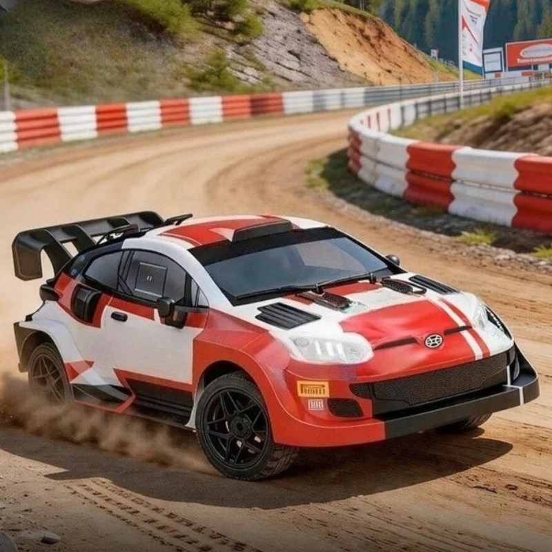 JJRC C8846 1/14 Scale 4WD RC Rally Race Car Built-in Gyro Electric Simulation Model Drifting and Racing Hobby Toy for Adults