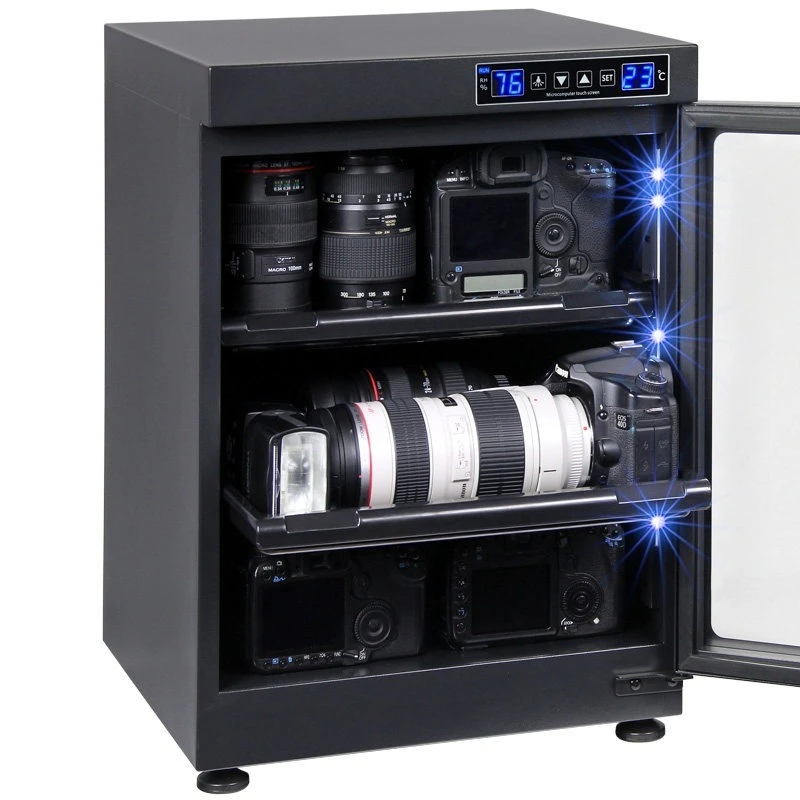 65L 85L 100L Electronic Dry Cabinet - Dehumidifier Storage Box for Camera Lens, Stamp & Photography Equipment