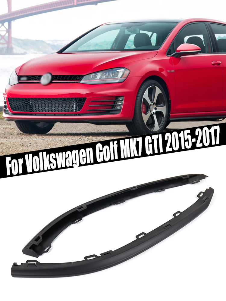 Car Front Bumper Lip Lower Spoiler Air Deflector Valance Trim For Volkswagen VW Golf MK7 GTI 2015 2016 2017 5GG8059039B9