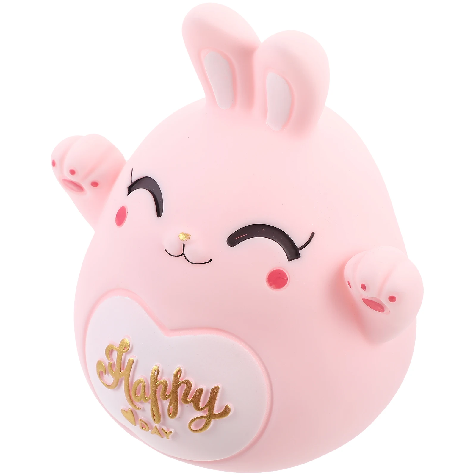 

Unbreakable Piggy Bank Decorations Cute Savings Pot Storage Tank Animal Money for Pink