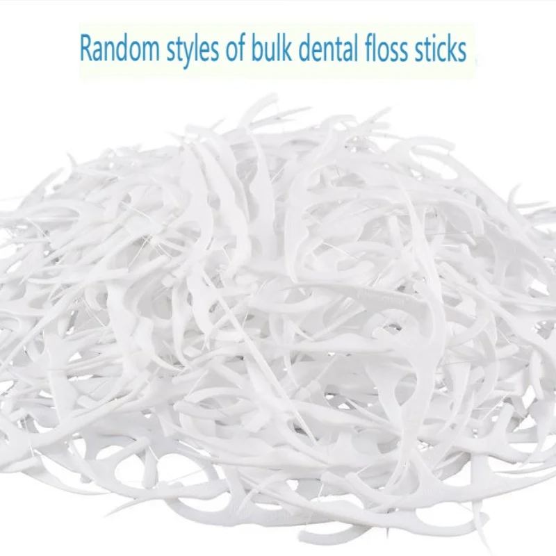 YS00060-1000 pieces of floss picks, tooth picks, tooth cleaning interdental brushes, disposable oral hygiene care