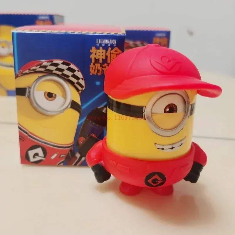 Figura de acción de Mcdonald Despicable Me 4 Minions, conjunto completo de 12 piezas, modelo de Pvc, juguete coleccionable, regalos de cumpleaños