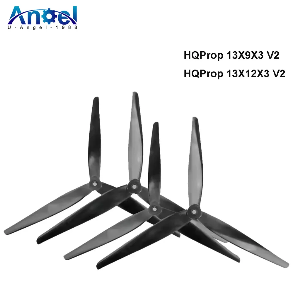 

Высокое качество, 2 пары HQProp 13X12X3 1312 V2 13X9X3 1390 V2 13-дюймовый 3-лопастной пропеллер CRN CW CCW для RC X-Class FPV Запчасти для дронов