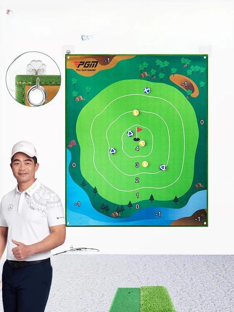 pgm-indoor-office-golf-practice-set-with-swing-trainer-target-putter-mat-golf-equipment-accessories