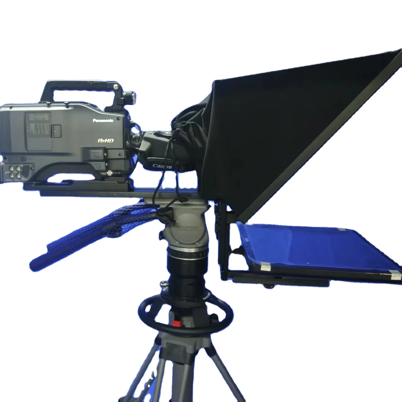 News Prompter 19 Inch On Broadcasting Studio Camera Teleprompter On-Camera Type