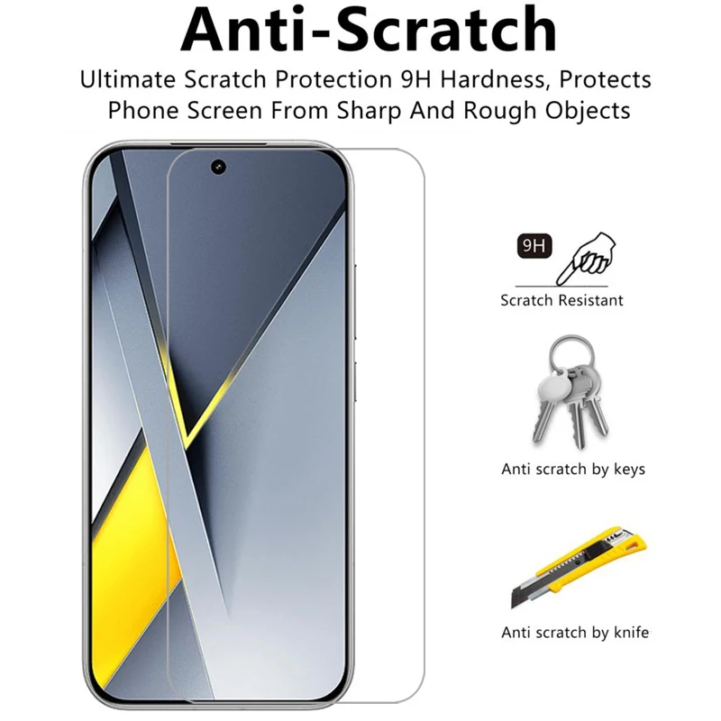 واقي شاشة لهاتف شاومي بوكو f8 برو زجاج مقسى فائق الحماية على pocof8 f 8 8f f8pro f8ultra 5g فيلم جلاس شاومي شاومي