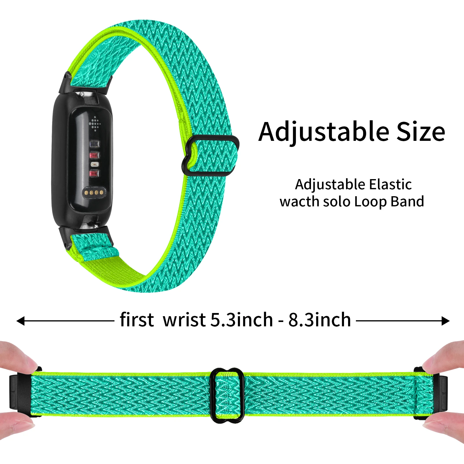 Nylon elastic band for Fitbit inspire 3 smart Watch adjustable Bracelet strap for fitbit inspire/ Inspire hr/ace2/ace3 Wristband