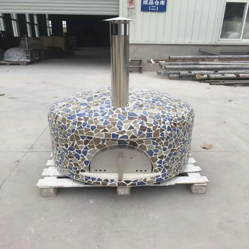 High Quality Large Commercial Wood Fired Pizza Oven Wooden Fire Outdoor Kitchen Pizza Oven For Christmas Roasting And Pizza