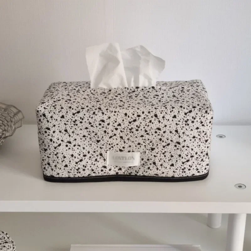 Splash Ink Tissue Pouch Vintage Wet Wipe Pouch Living Room Tissue Box Ins Aesthetic Bag Paper Holder Case view 3