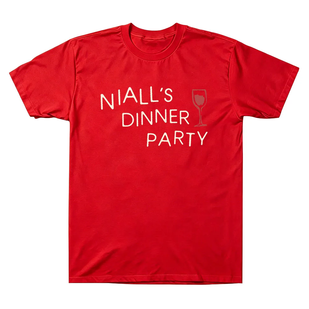 Niall's Dinner Party T-Shirt, Niall Horan, Rundhalsausschnitt, reines Baumwoll-T-Shirt, Unisex, lässig, für Musikfans, modisches Oberteil, Damen- und Herren-T-Shirts, bequem. – Detail 12