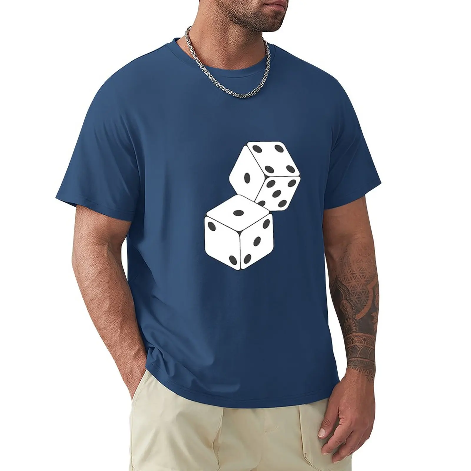 

Rolled Dice T-Shirt new edition animal prinfor boys customs T-shirt men