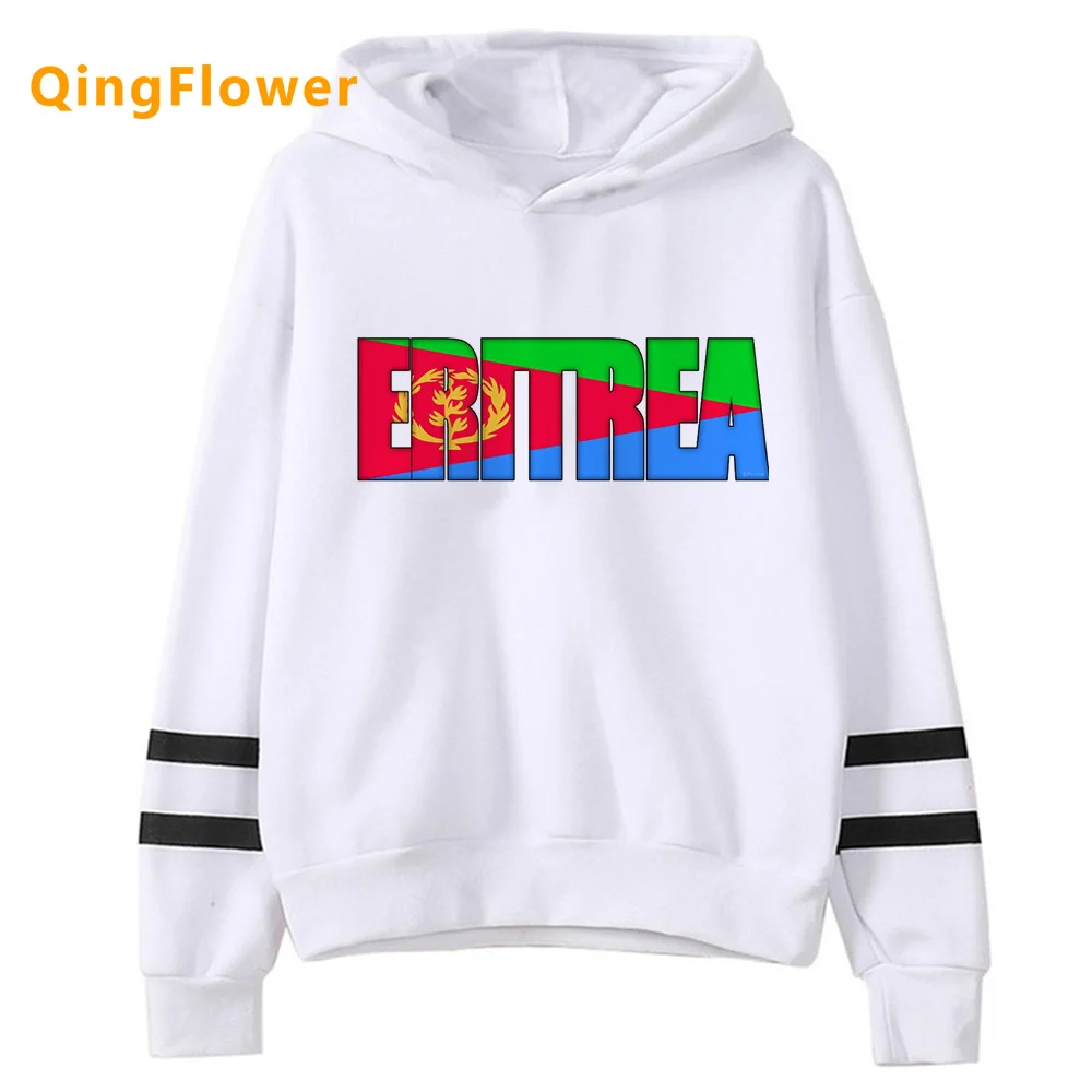 Eritrean hoodies women y2k aesthetic 90s Fleece Korean style tracksuit female Winter  clothes