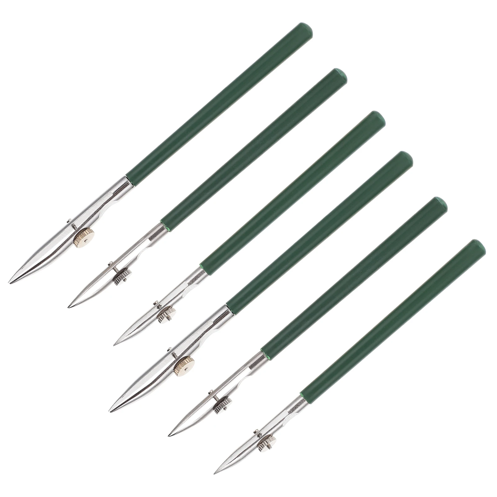 

6pcs Adjustable Art Ruling Pens Fine Line Drawing Tools For Technical Art Stationery Masking Fluid Comic Painting Green Color