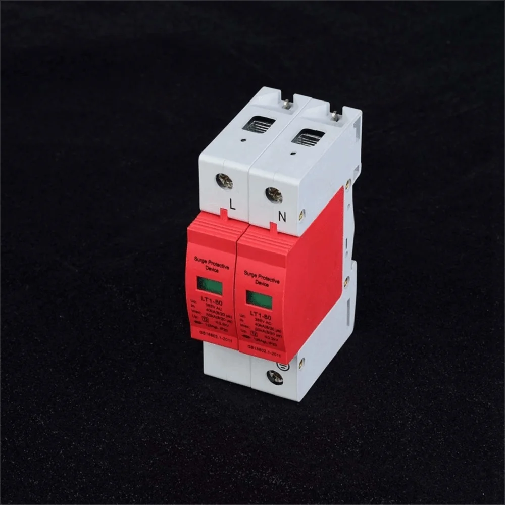 Overvoltage Protection 2P Surge Protective Device 80KA Low voltage Low Voltage Arrester Surge Breaker Telephone Line