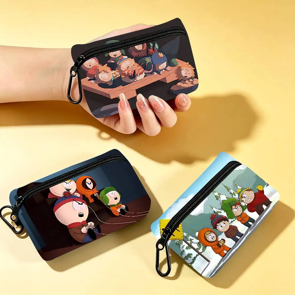 Anime South Park Coin Purses Cute Wallet Women Leisure Zipper Coin Pouch Lady Cases Giirls