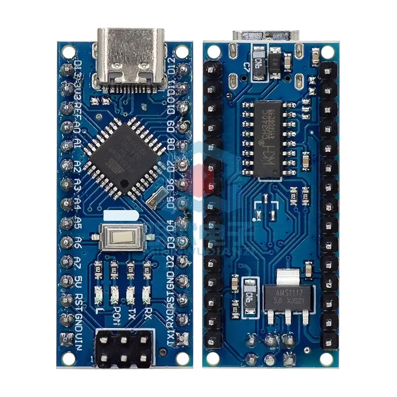 Compatible con versión 2014 nano V3.0 ATMEGA328P Versión mejorada soldada sin cableado