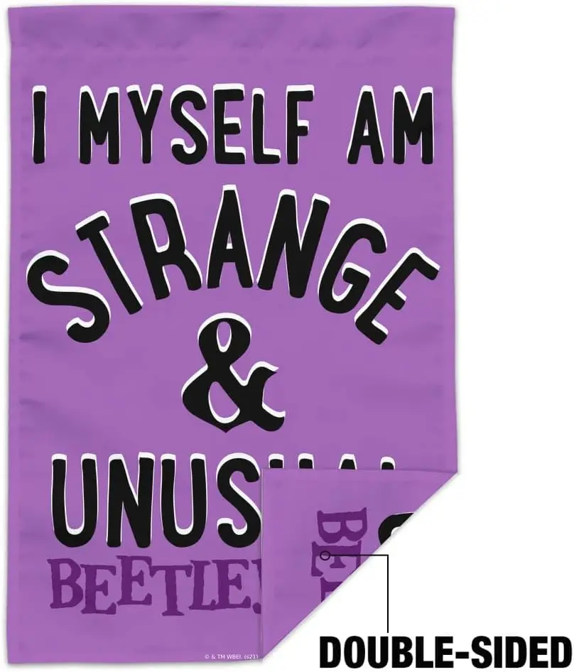 Beetlejuice Strange and Unusual Garden Yard Flag