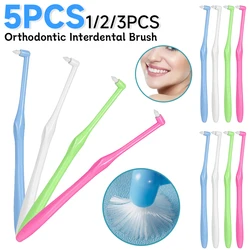 Interdental Brushes Soft Hair Dental Cleaning Brush Teeth Care Cleaning Toothbrush Oral Care Tool Small Head Soft Hair For Adult