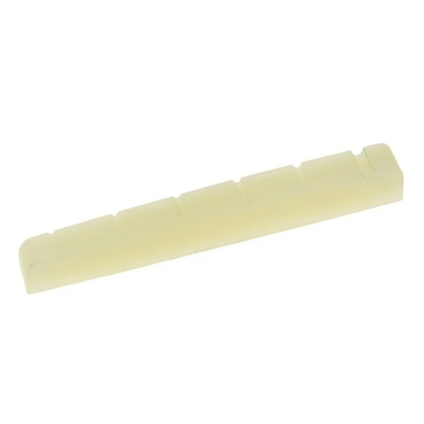 エンダーstエレキギター用の漂白された骨ナット,エレキギター用,新品,42x3.5x5,6弦サドル,10個