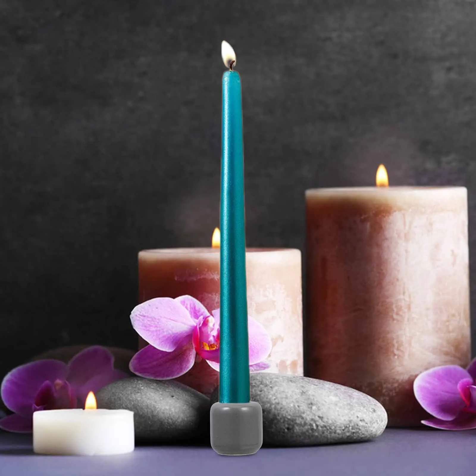 5 قطع من حامل الرنين السيراميكي بتصميم فريد من نوعه لأقراص الصلاة وحفلات الزخرفية على سطح الطاولة