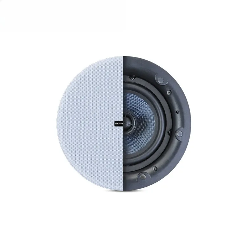 BTF44 6.5 inch stereo high quality 40w active bluetooth coaxial magnetic grille home/hotel ceiling speaker