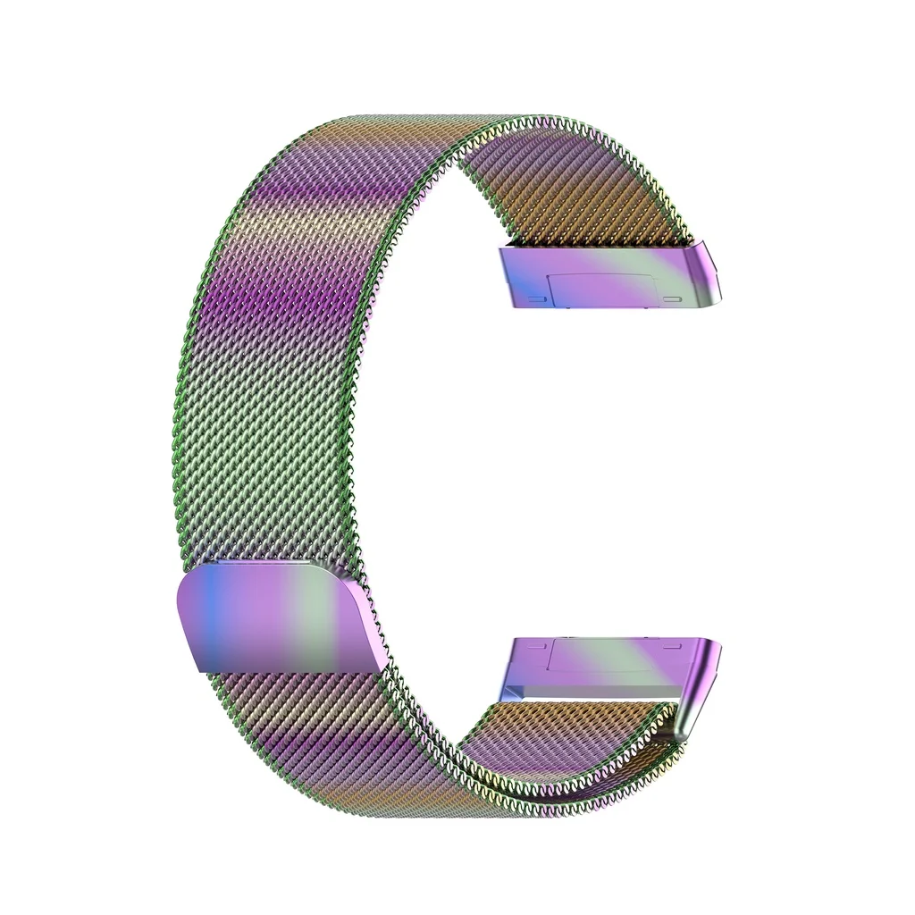 Металлический магнитный ремешок на запястье миланский браслет ремешок для часов для Fitbit Versa 3 4 Senses 2 Band