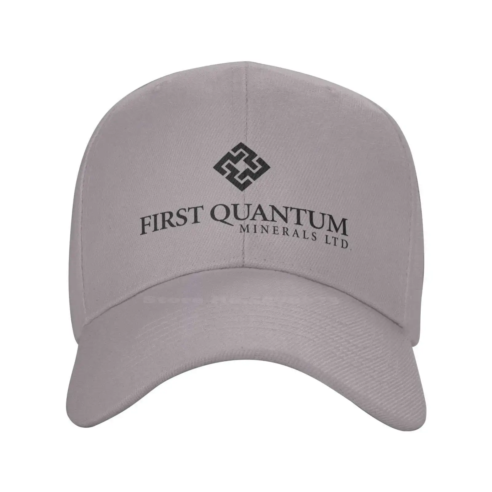 First Quantum Minerals Logo Print Graphic Casual Denim cap Knitted hat Baseball cap