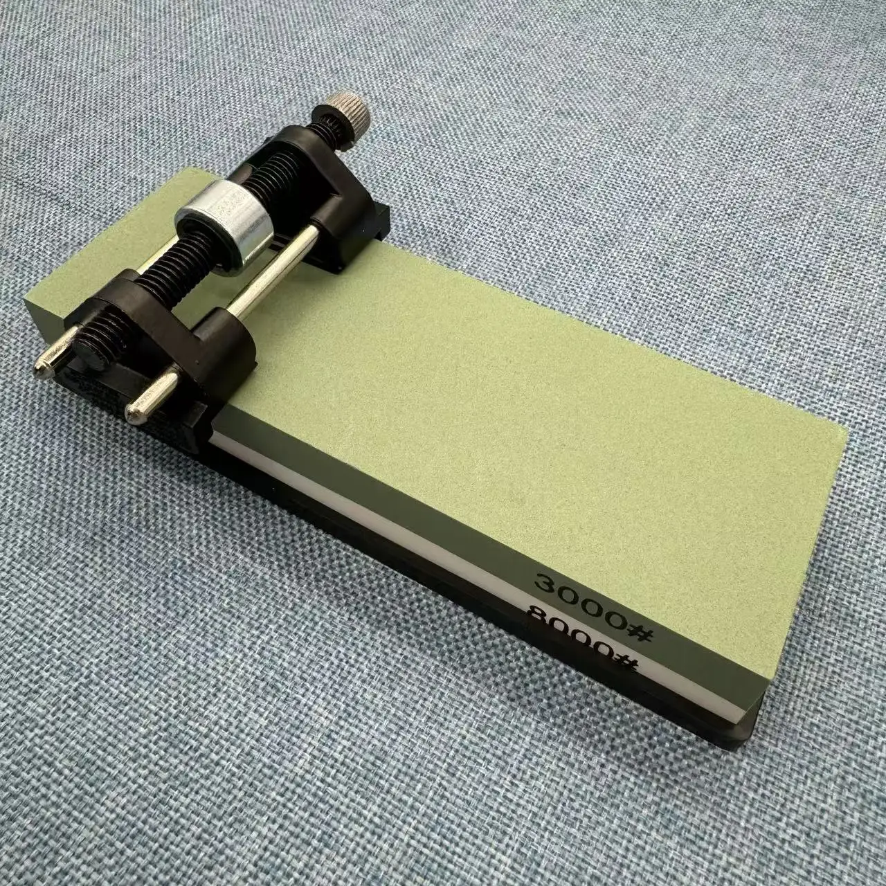 

2-Sided Whetstone Sharpening with Fixed Angle Tool & Silicone Holder - 240-10000 Grit Range for Sharpening All Types of Knives